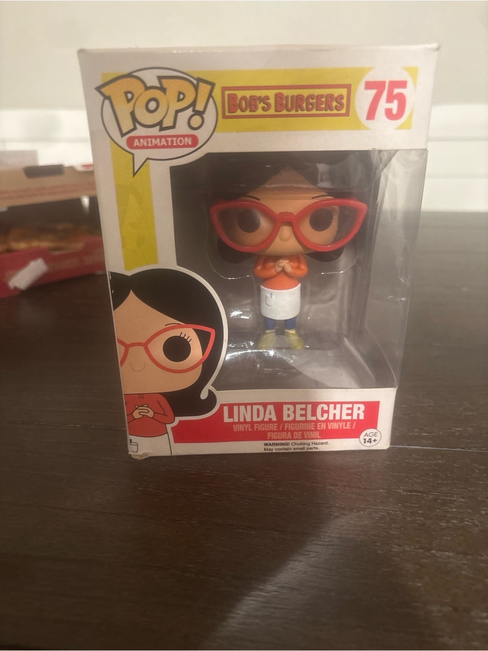 Funko Pop! Linda Belcher Vinyl Figure - Red Glasses, Orange Top, White Apron